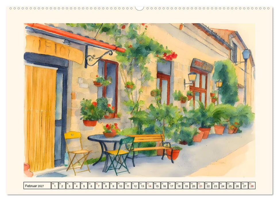 Idylle im Latium (CALVENDO Premium Wandkalender 2027)