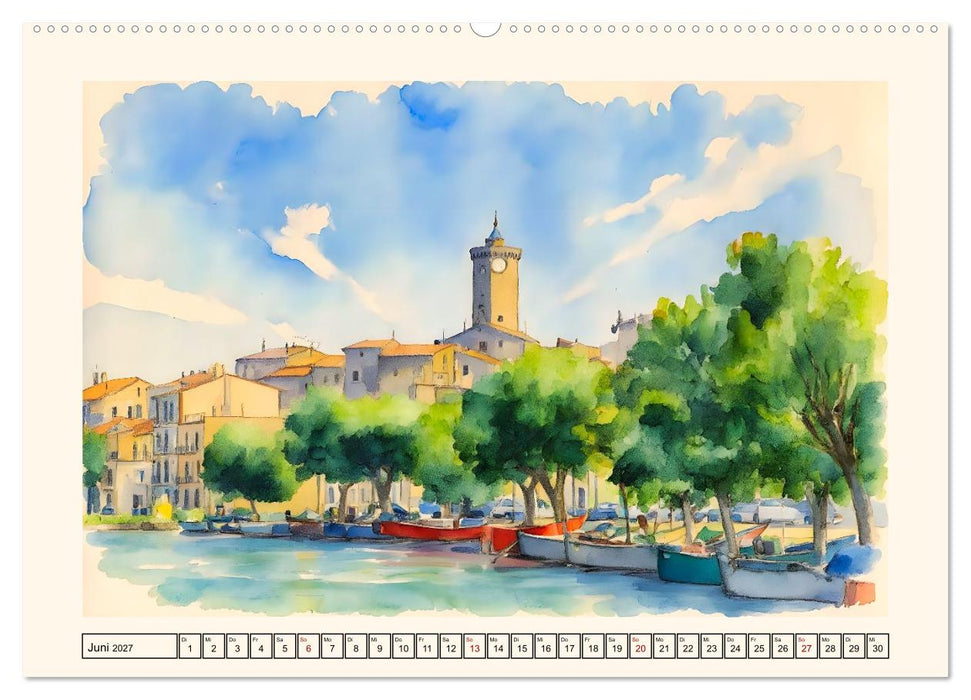 Idylle im Latium (CALVENDO Premium Wandkalender 2027)