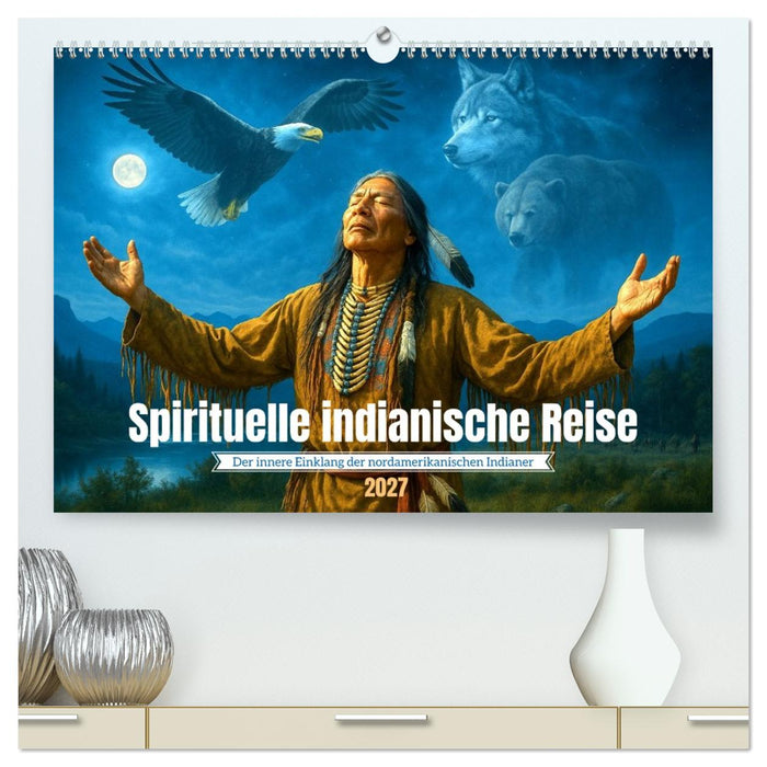 Spirituelle indianische Reise (CALVENDO Premium Wandkalender 2027)