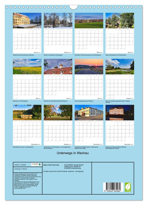 Unterwegs in Wachau (CALVENDO Wandkalender 2027)