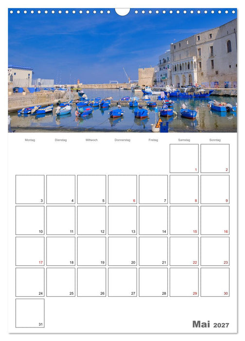 Faszinierendes Apulien (CALVENDO Wandkalender 2027)