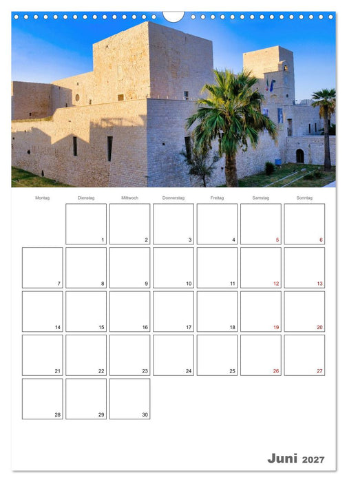 Faszinierendes Apulien (CALVENDO Wandkalender 2027)