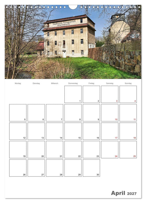 Königsbrück Einblicke - Ausblicke (CALVENDO Wandkalender 2027)