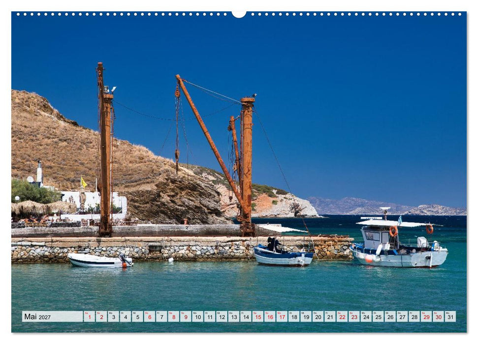 Die Insel Naxos - Ein Traum in blau und weiß (CALVENDO Wandkalender 2027)