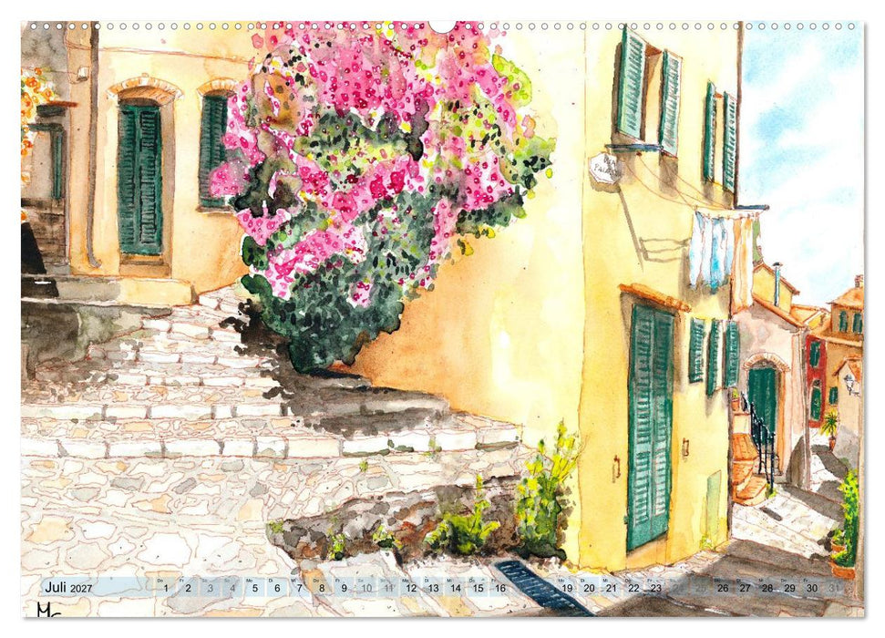 Isola d'Elba - Acquerelli (CALVENDO Premium Wandkalender 2027)