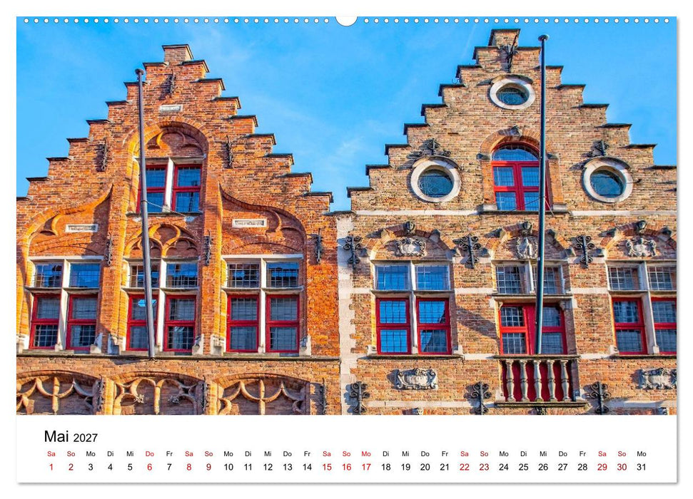 Brügge - malerische Stadt mit Charme (CALVENDO Wandkalender 2027)