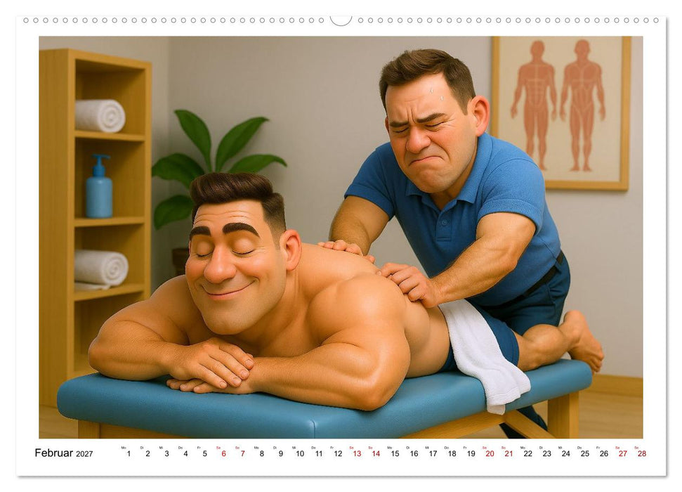 Meine Familie, Kraftsport und ich (CALVENDO Premium Wandkalender 2027)