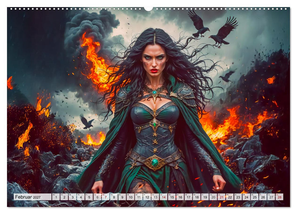 Keltische Mythologie - Götter, Helden und Monster (CALVENDO Wandkalender 2027)