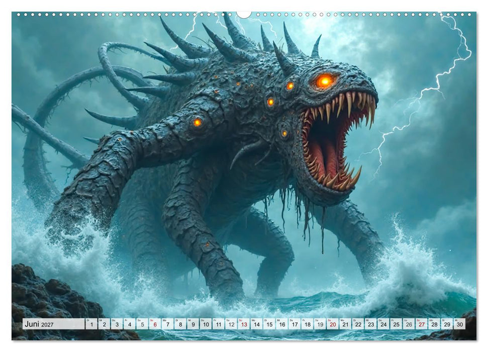 Keltische Mythologie - Götter, Helden und Monster (CALVENDO Wandkalender 2027)