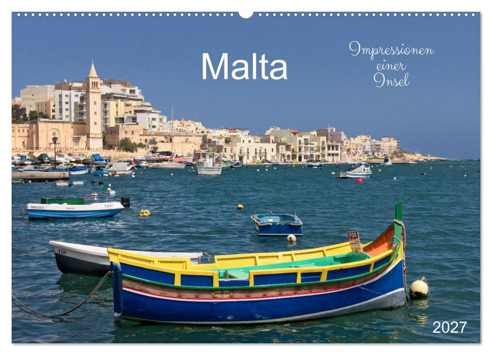 Malta. Impressionen einer Insel (CALVENDO Wandkalender 2027)