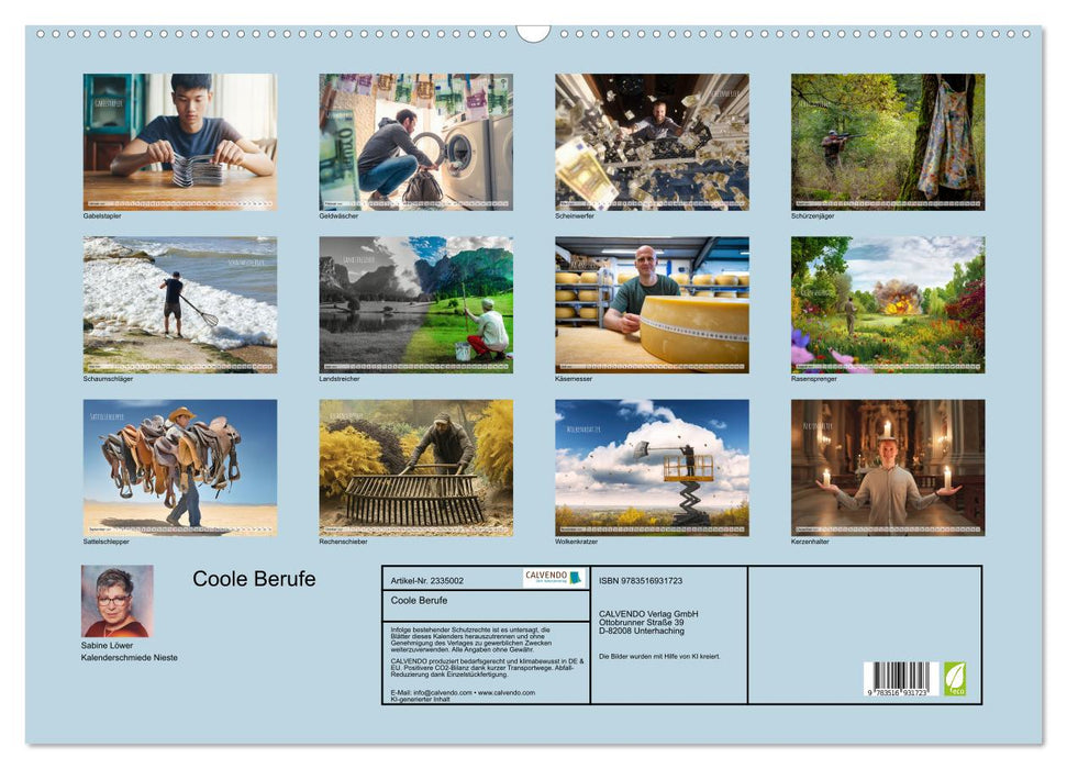 Coole Berufe (CALVENDO Wandkalender 2027)
