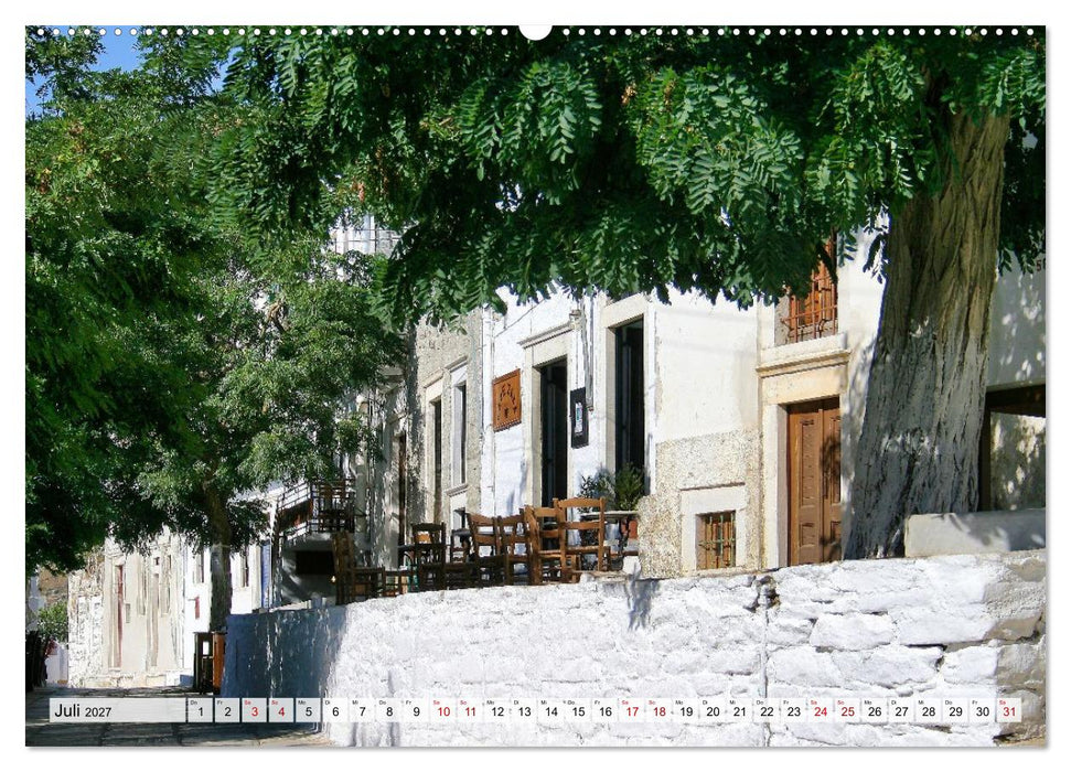 Die Insel Naxos - Ein Traum in blau und weiß (CALVENDO Premium Wandkalender 2027)