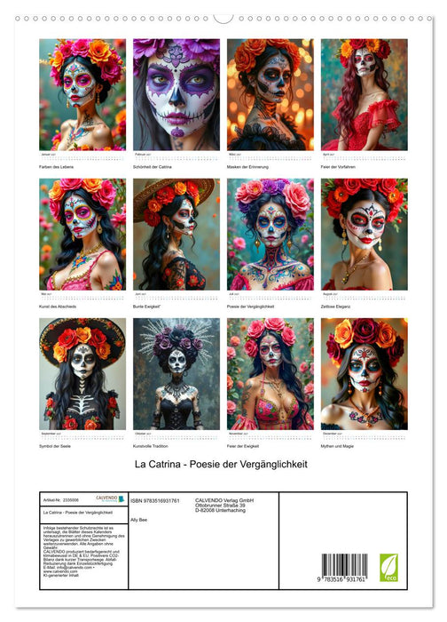 La Catrina - Poesie der Vergänglichkeit (CALVENDO Premium Wandkalender 2027)