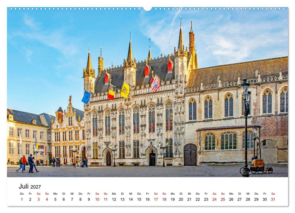Brügge - malerische Stadt mit Charme (CALVENDO Premium Wandkalender 2027)