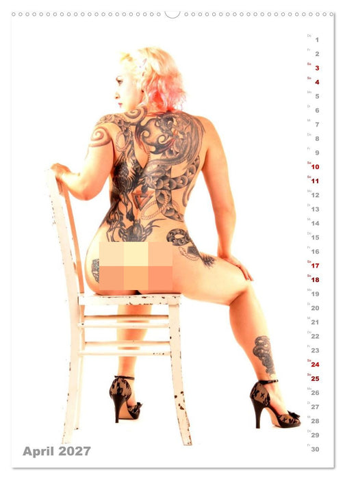 Intime Tattoos (CALVENDO Wandkalender 2027)