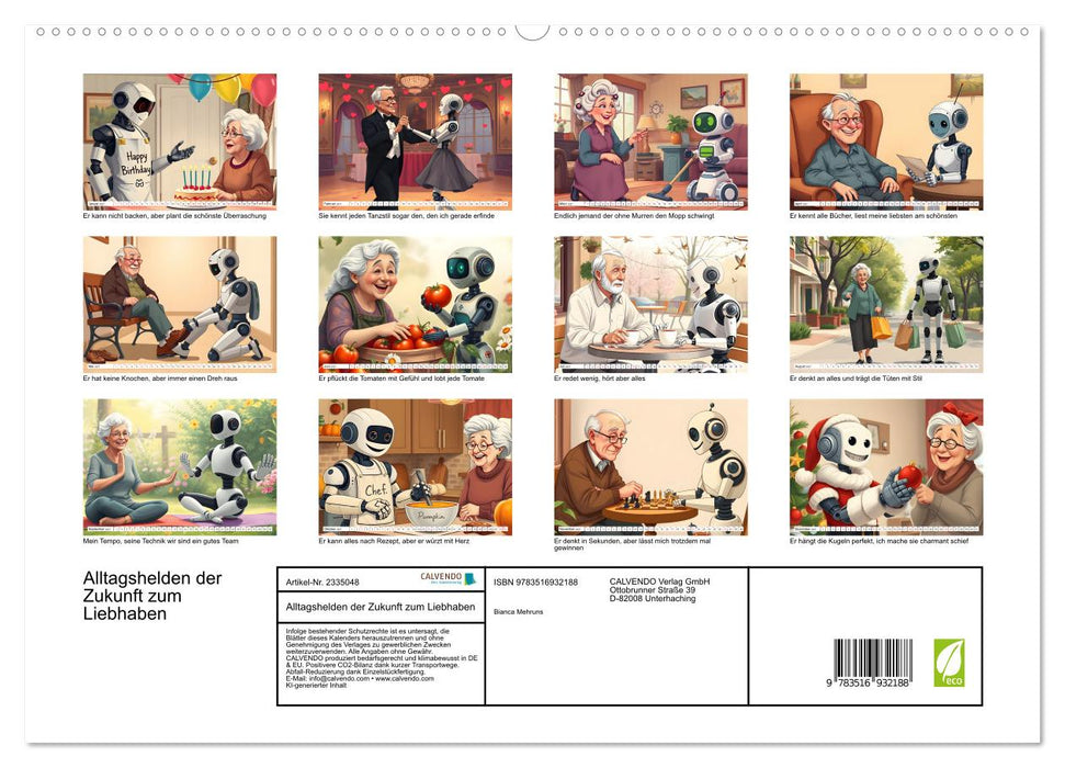 Alltagshelden der Zukunft zum Liebhaben (CALVENDO Premium Wandkalender 2027)