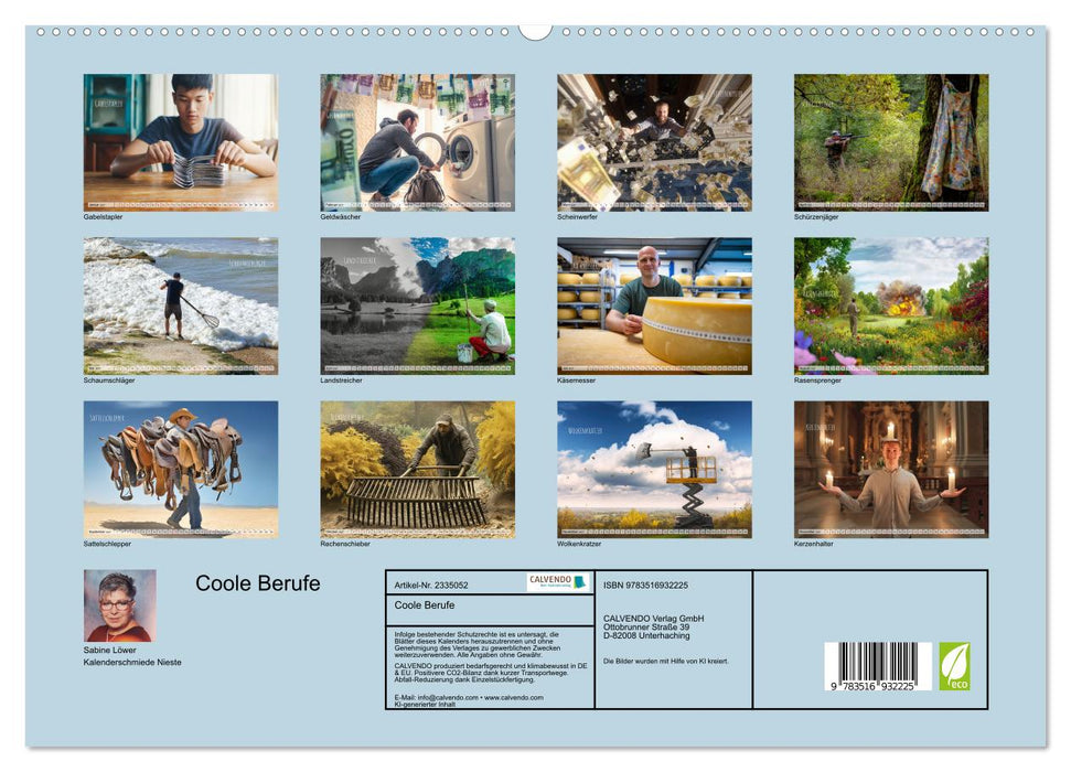 Coole Berufe (CALVENDO Premium Wandkalender 2027)