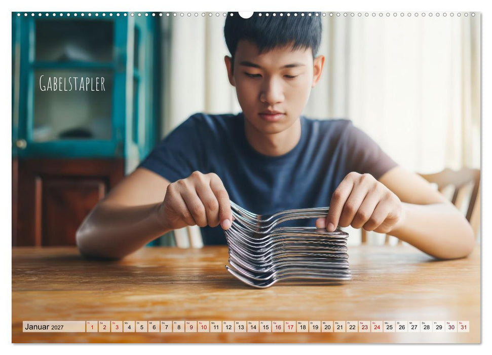 Coole Berufe (CALVENDO Premium Wandkalender 2027)