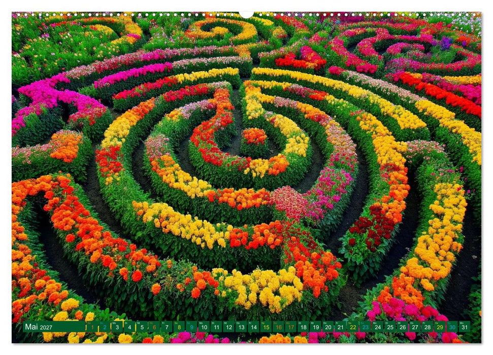 Faszination LABYRINTH - unterwegs in der Natur (CALVENDO Wandkalender 2027)