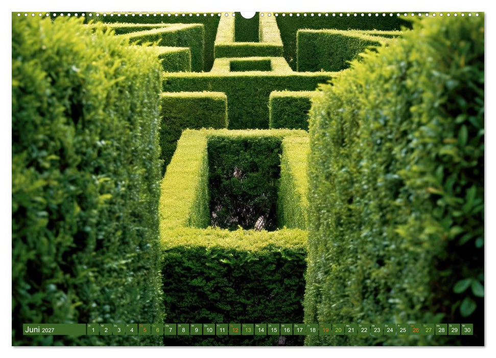 Faszination LABYRINTH - unterwegs in der Natur (CALVENDO Wandkalender 2027)