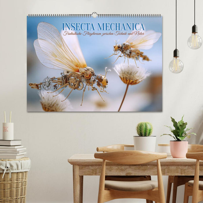 Insecta Mechanica. Fantastische Flügelwesen zwischen Technik und Natur (CALVENDO Wandkalender 2027)