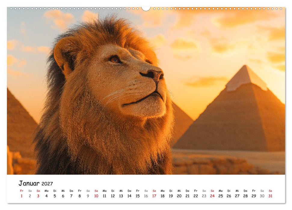 Lustige Tierreisen - Bunter Spaß für Kinder (CALVENDO Wandkalender 2027)