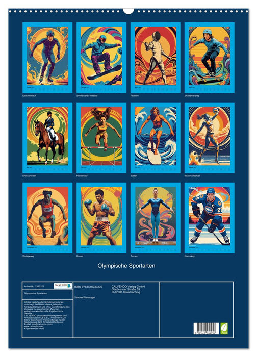 Olympische Sportarten (CALVENDO Wandkalender 2027)
