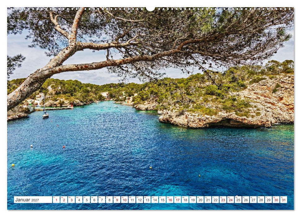 Mallorca - Traumhafte Buchten (CALVENDO Premium Wandkalender 2027)