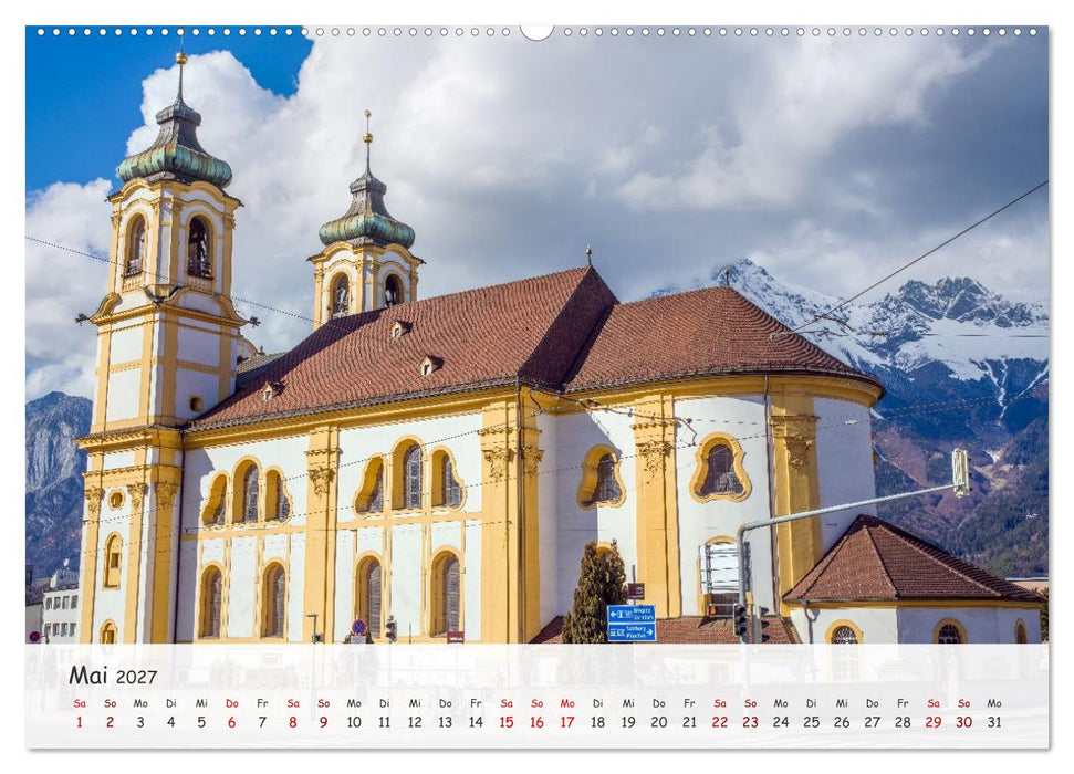 Innsbruck - Die schöne Hauptstadt Tirols (CALVENDO Premium Wandkalender 2027)