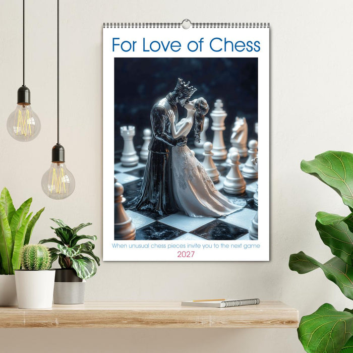 For Love of Chess (CALVENDO Monthly Calendar 2027)