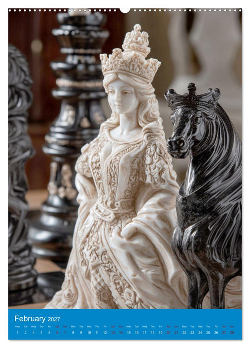 For Love of Chess (CALVENDO Monthly Calendar 2027)