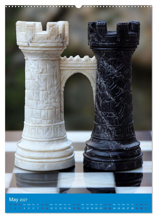 For Love of Chess (CALVENDO Monthly Calendar 2027)