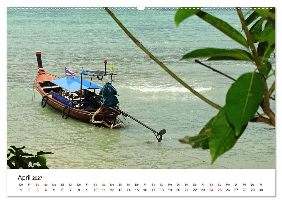 Sehnsuchtsland Thailand (CALVENDO Wandkalender 2027)