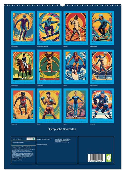 Olympische Sportarten (CALVENDO Premium Wandkalender 2027)