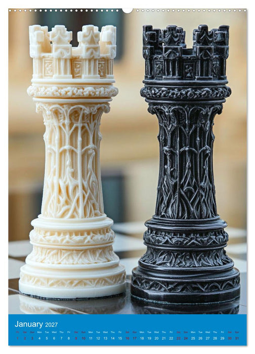 For Love of Chess (CALVENDO Premium-Calendar 2027)