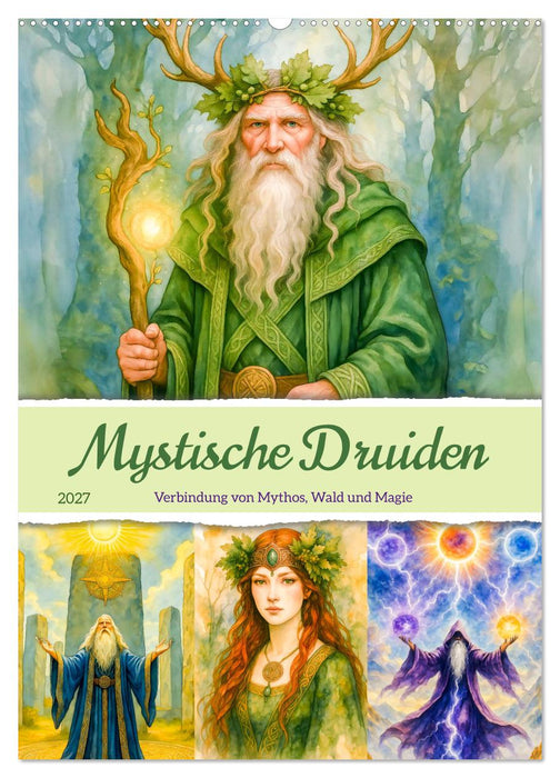 Mystische Druiden - Verbindung von Mythos, Natur und Magie (CALVENDO Wandkalender 2027)