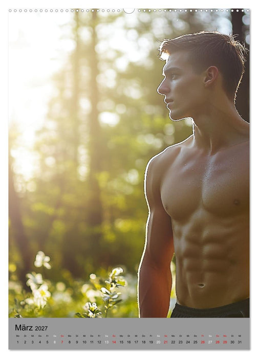 HEISSE TYPEN - Junge sexy Männer in Bestform (CALVENDO Wandkalender 2027)