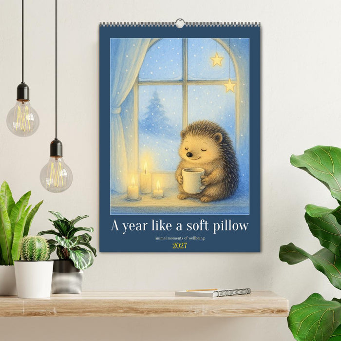 A year like a soft pillow - Animal moments of wellbeing (CALVENDO Monthly Calendar 2027)