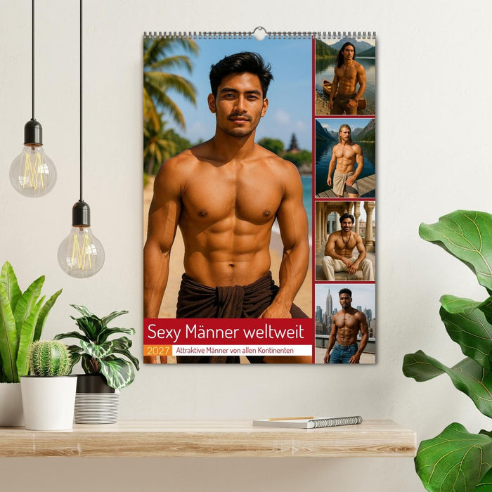Sexy Männer weltweit (CALVENDO Wandkalender 2027)