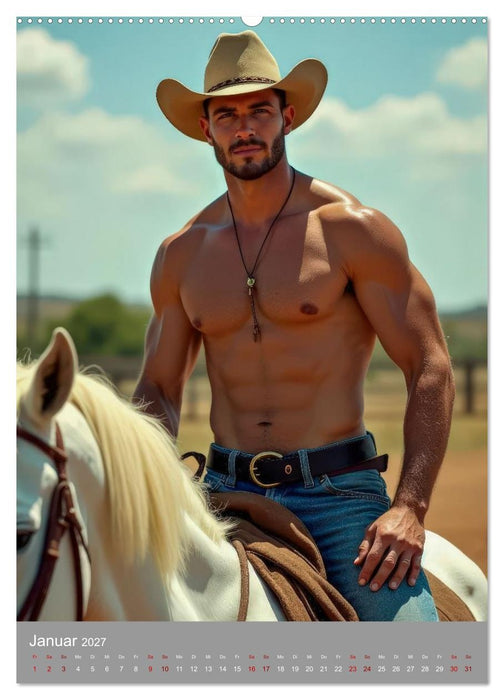 Cowboy Fantasien (CALVENDO Wandkalender 2027)