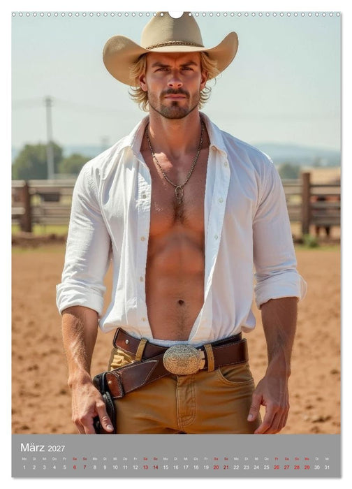 Cowboy Fantasien (CALVENDO Wandkalender 2027)
