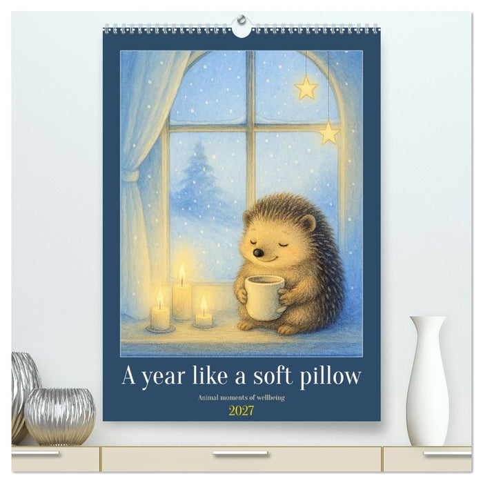 A year like a soft pillow - Animal moments of wellbeing (CALVENDO Premium-Calendar 2027)