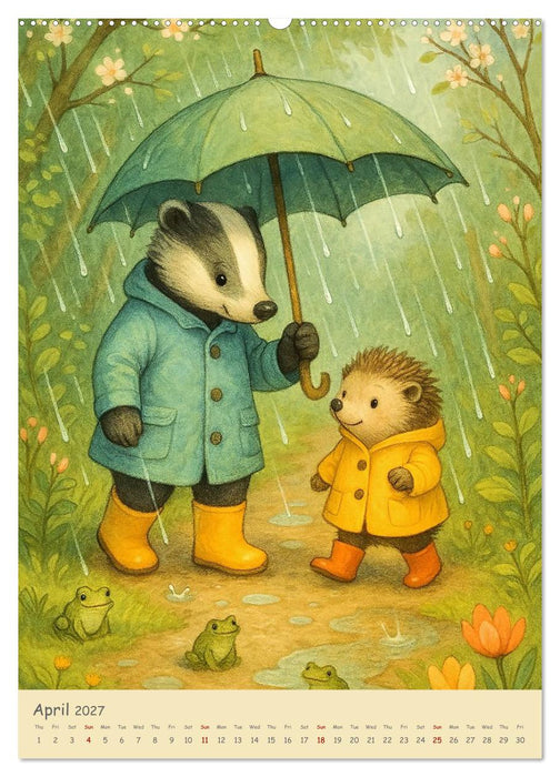 A year like a soft pillow - Animal moments of wellbeing (CALVENDO Premium-Calendar 2027)