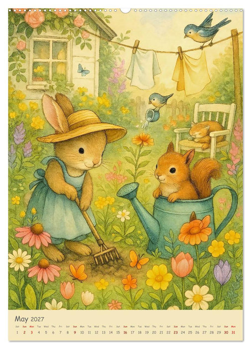 A year like a soft pillow - Animal moments of wellbeing (CALVENDO Premium-Calendar 2027)