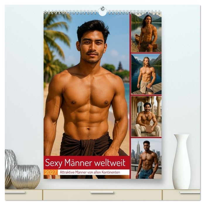 Sexy Männer weltweit (CALVENDO Premium Wandkalender 2027)
