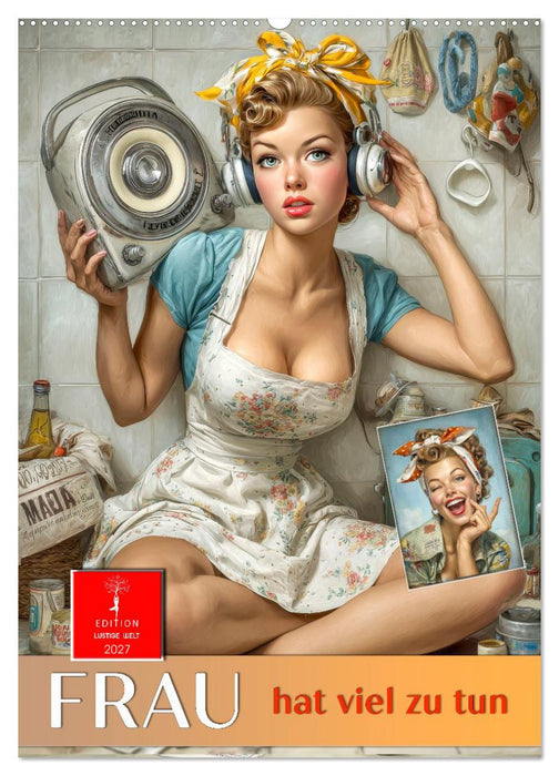Frau hat viel zu tun (CALVENDO Wandkalender 2027)