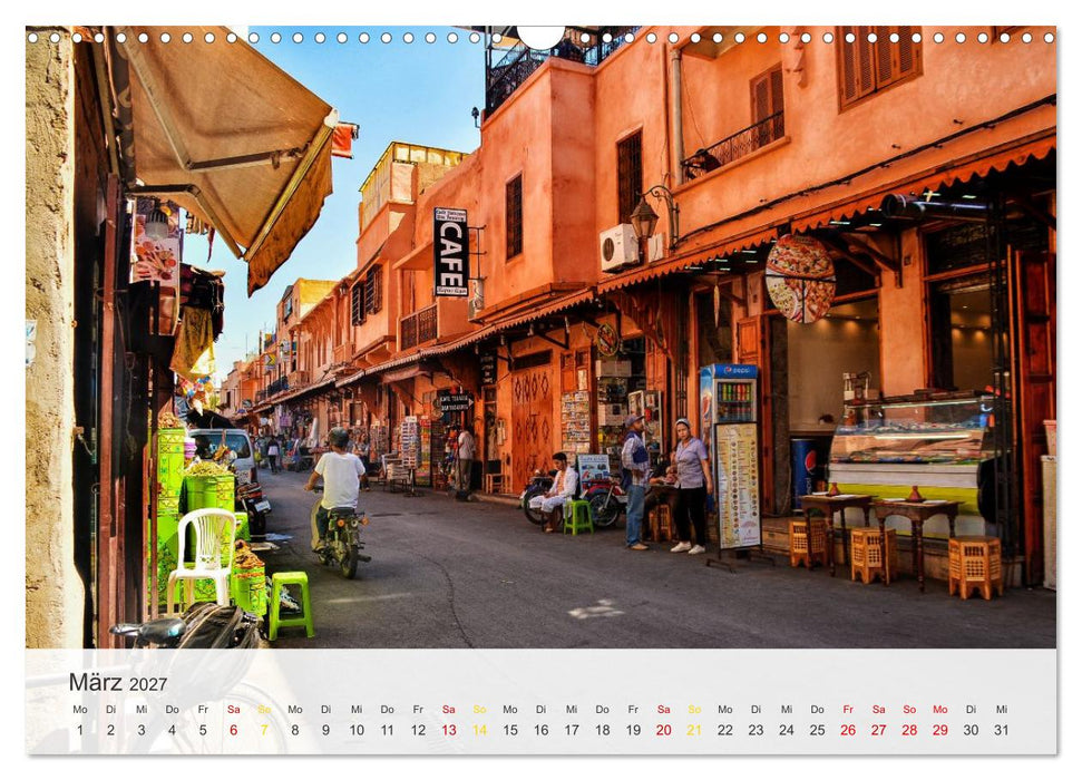 Marrakesch die rote Stadt (CALVENDO Wandkalender 2027)