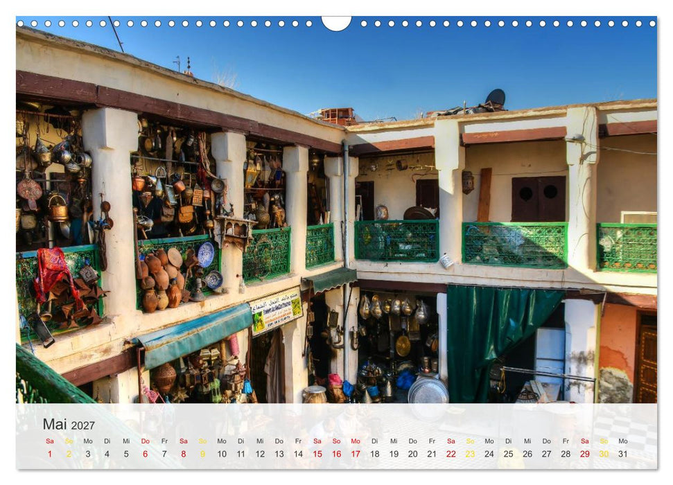 Marrakesch die rote Stadt (CALVENDO Wandkalender 2027)