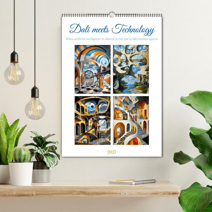 Dali meets Technology (CALVENDO Monthly Calendar 2027)