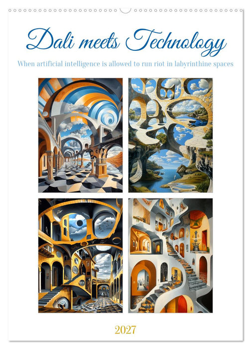 Dali meets Technology (CALVENDO Monthly Calendar 2027)